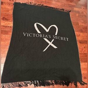 Victoria’s Secret Black Heart Blanket